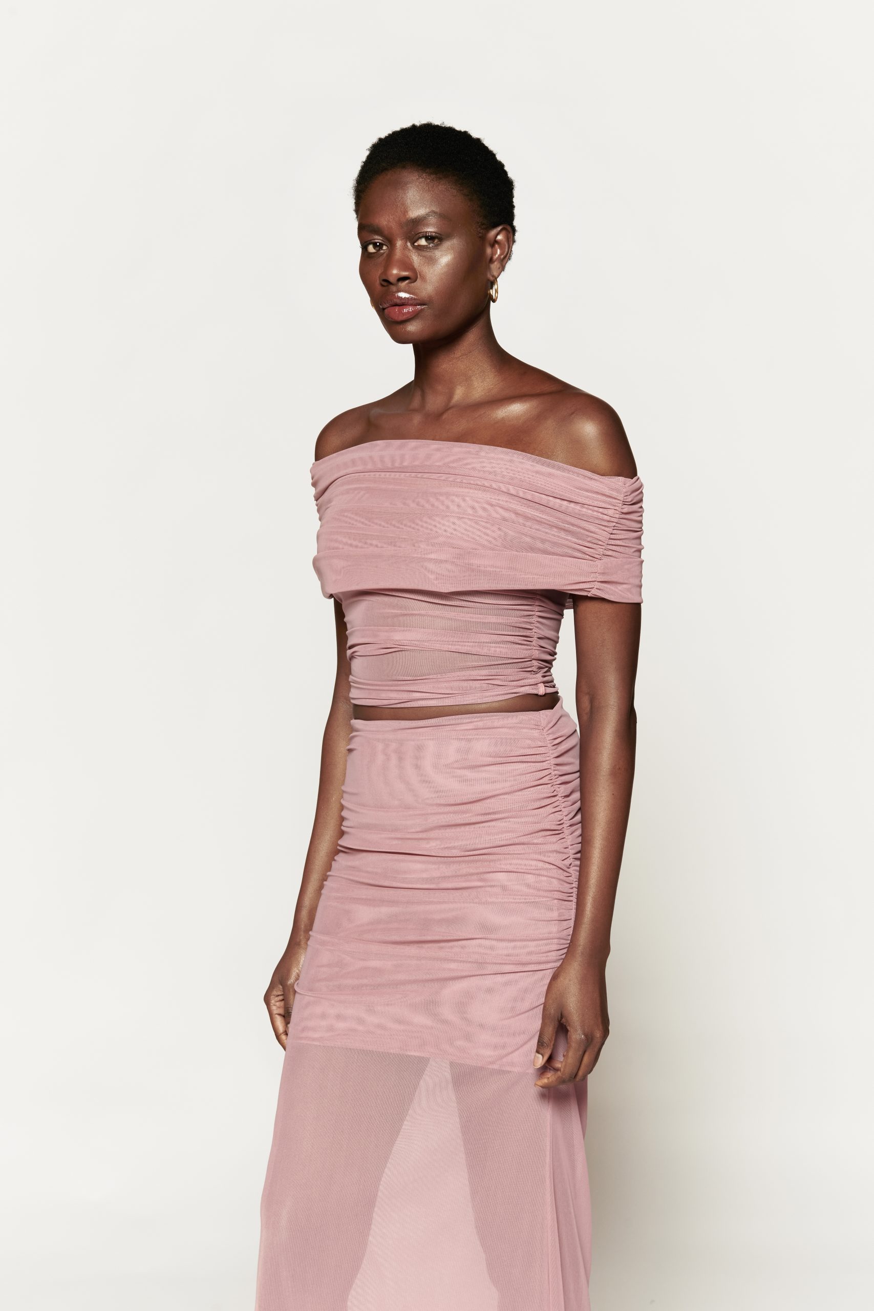 Eterea Co-ord con maniche removibili old rose - immagine 3