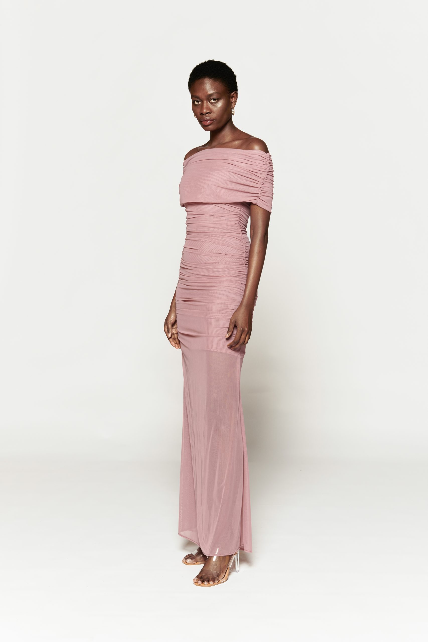 Eterea Abito con maniche removibili old rose - immagine 3