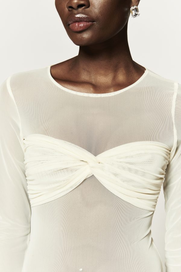 Iside Bodysuit bianco